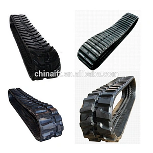 China manufacturer Takeuchi TB235 excavator rubber track 350X52.5X86