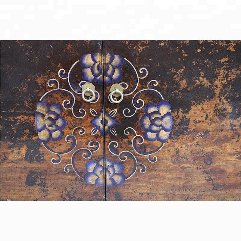 oriental distressed painted furniture for stores use