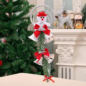 China Supplies Free Sample Christmas Gift Christmas Bell Wind Chime Pendant Christmas Tree Decoration Craft Pendant