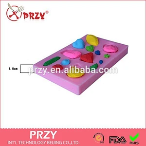 Diamond silicone mold for cake decoration