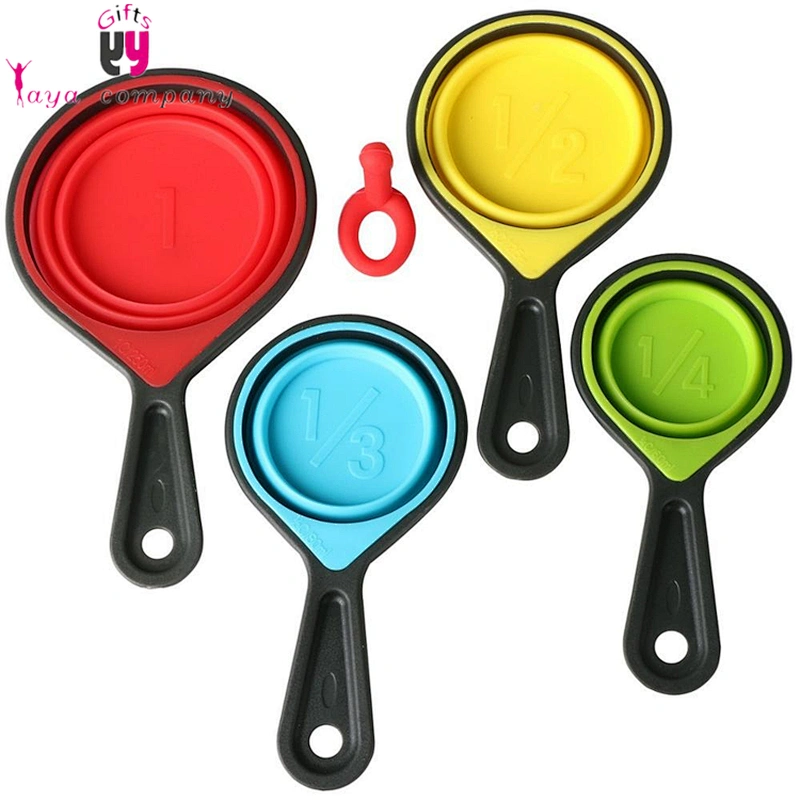 Amazon Best Selling Collapsible Silicone Measuring Cup Set