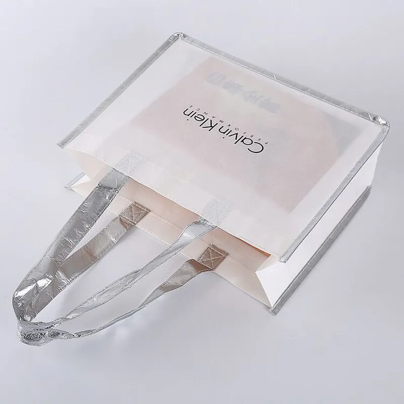 White rectangular silver handle shoe box wholesale