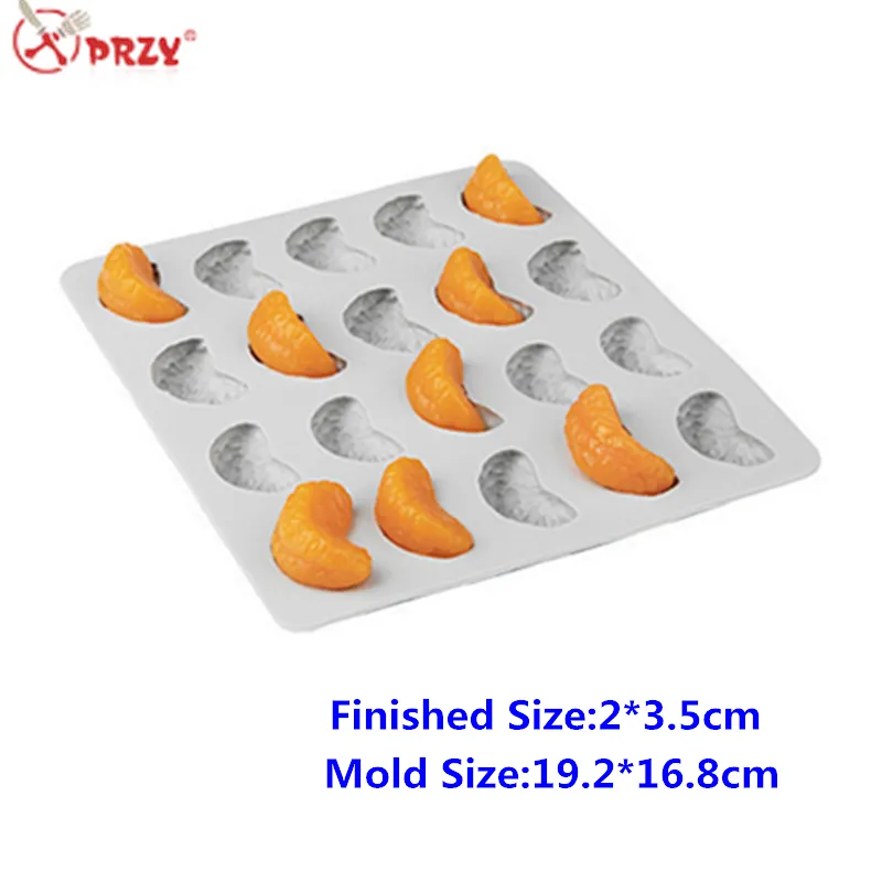 PRZY 20cavities orange soap mold silicone 25cavities mulberry fruit Soap molds
