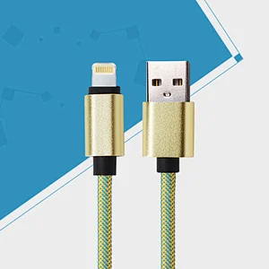 Nylon woven cable universal 8 pin usb synchronous data charging line
