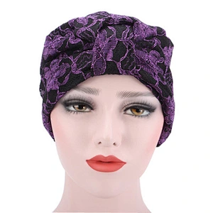 Wholesale 2016 fashion muslim hijab cap new style Big satin bonnet turban