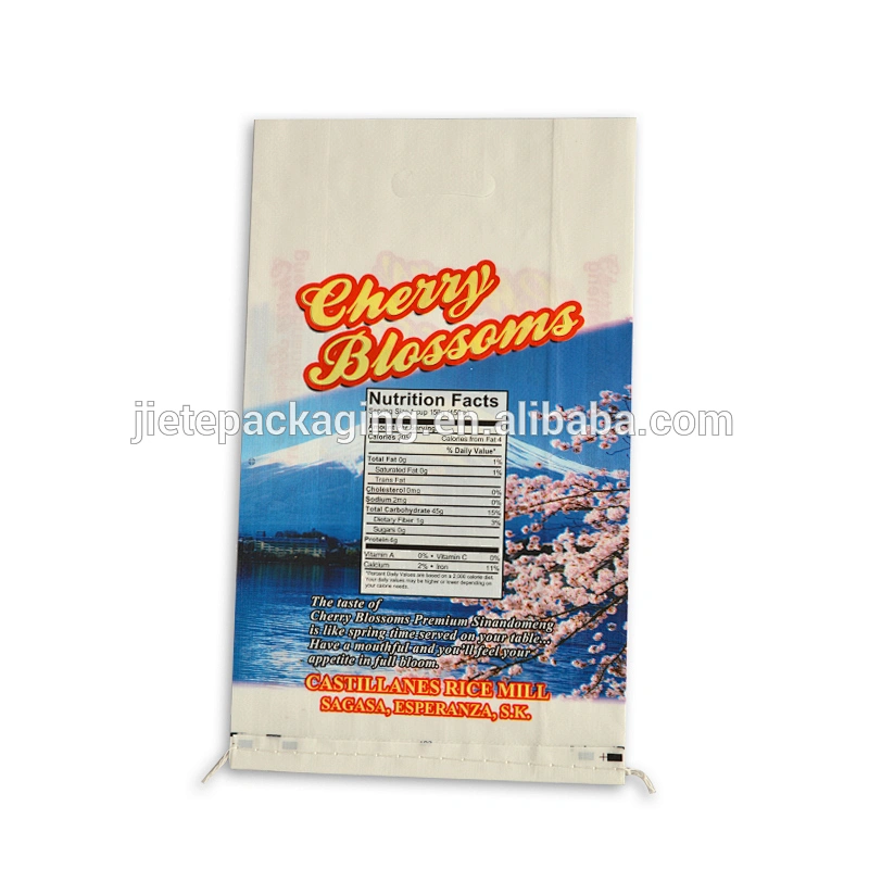 Video, bopp laminated pp woven rice bag 5kg 25kg from Chinese manufacturer