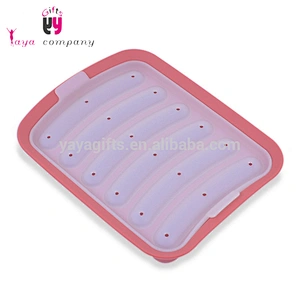 Promotional New Design Kitchen Tool DIY Silicone Hot Dog Sausage Maker Mold
