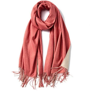 Lady Winter Long cashmere digital print silk wool scarf