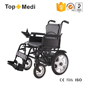 Powder Coated Standard Steel Electric Wheelchair for Saudi Arabia market