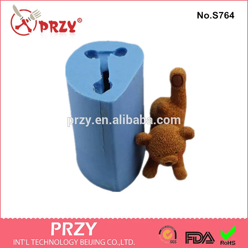 PRZY Lovely bear silicone mold handmade soap mold
