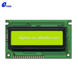 2x16 CHARACTER LCD MODULE SERIAL INTERFACE YELLOW GREEN BACKLIGHT