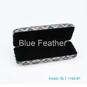 Fashion Hard PU Leather Glasses Case With Custom Logo for Unisex
