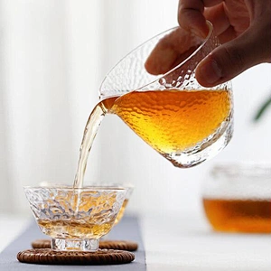 High Quality Hand Blown Borosilicate Glass Cup Customized Logo Glass Water Cup 200ml Juice Milk Water Tea Beer Cup