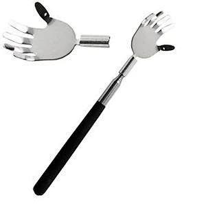 Good quality!!! Handheld Adjustable Colorful Hand Shape Non-slip Handle Back Scratcher