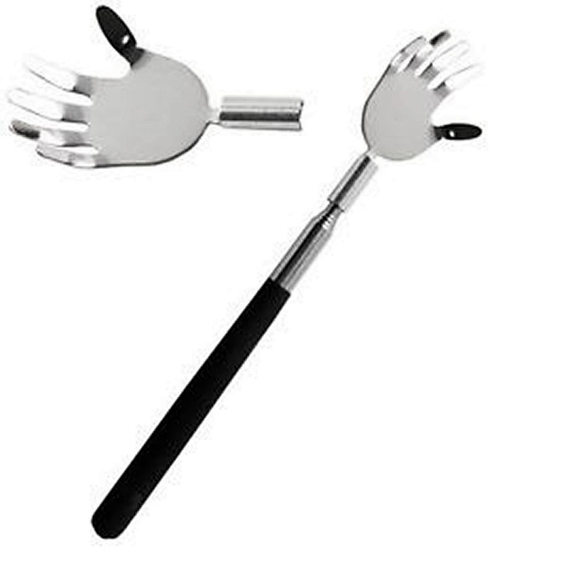 Good quality!!! Handheld Adjustable Colorful Hand Shape Non-slip Handle Back Scratcher
