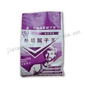 Construction and building use moisture proof bopp laminated cement woven bag
