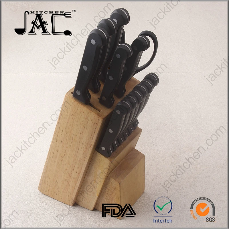 Hotsale 13Piece Knife Set Stainless Steel Kitchen Knife Set with Wooden Block