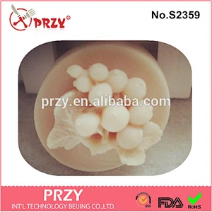 Przy S2359 natural plant silicone soap mould for soap making