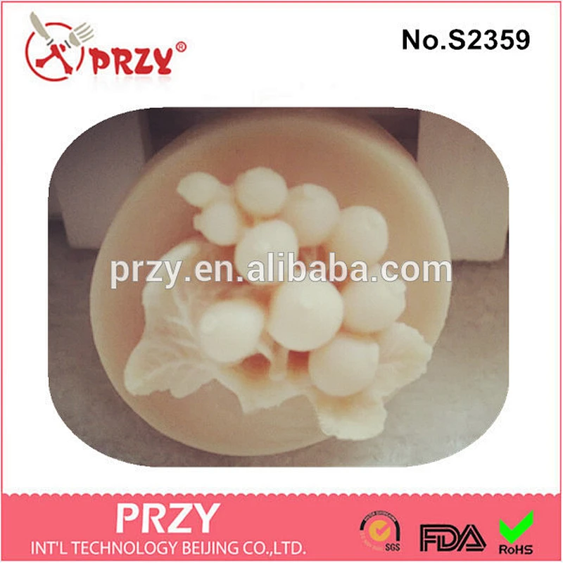Przy S2359 natural plant silicone soap mould for soap making