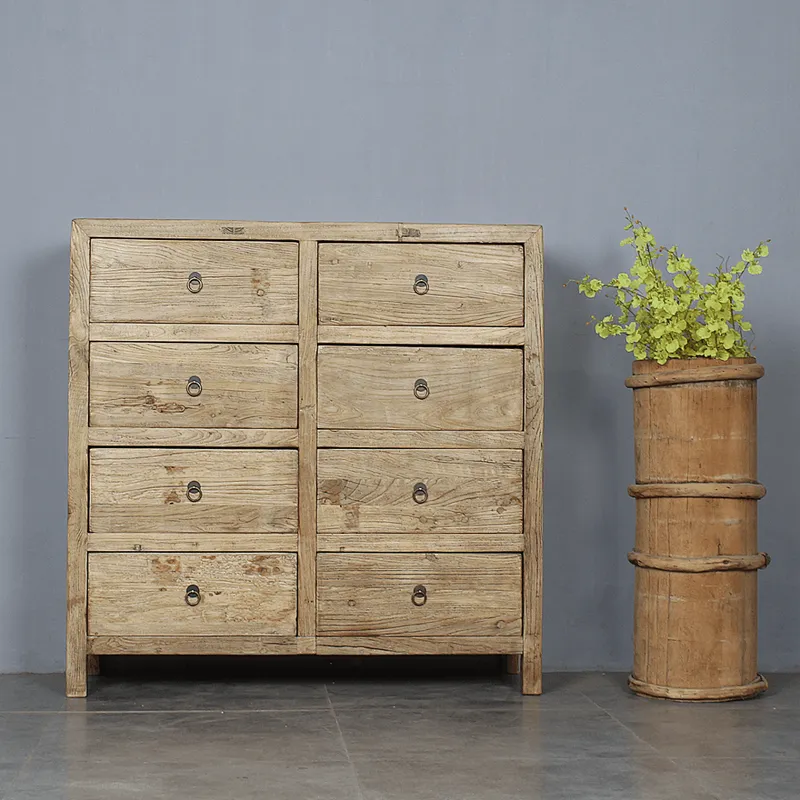 reclaimed elm chinese antique style living room sideboard