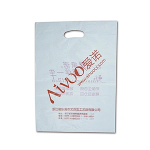PE shopping packaging with handle