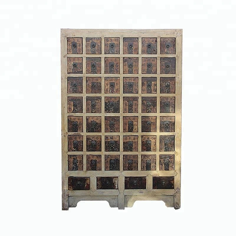 chinese antique distressed storage furniture medicine cabinet