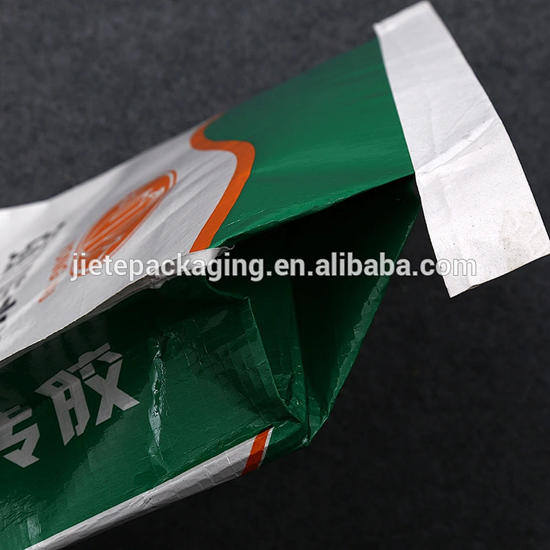 plastic pp woven bag for tile adhesive packaging with lamination