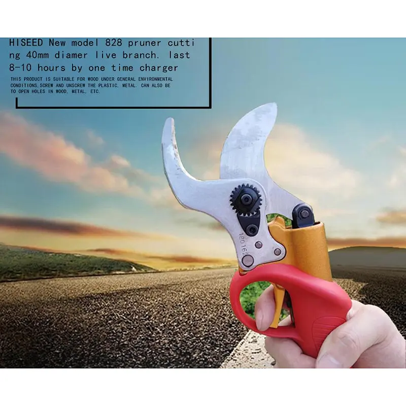 2019 New 35mm Electric Cutting Bypass Pruner Garden Power