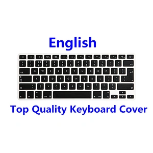 Russian,Spanish ,Hebrew ,Portuguese, English ,french arabic keyboard For macbook 13 15US/EU keyboard covers