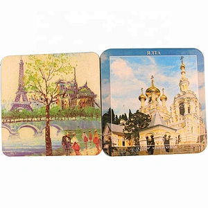 Factory Sell Square Wine Glass Coaster,Pattern Drink Coaster