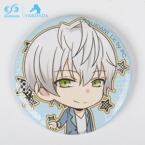 Factory directly tin badge cartoon anime security tinplate badges for clothes