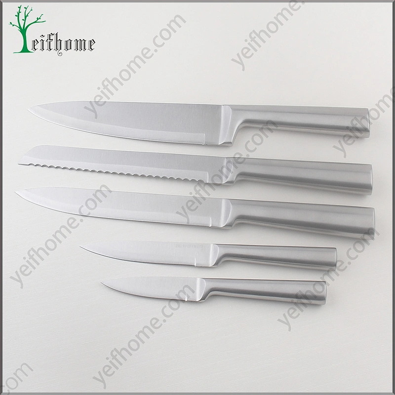 Professional stainless steel 5 pcs kitchen knife set