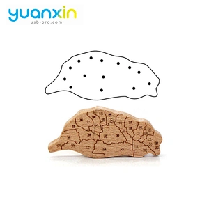 Wooden Box Heart Shape Cork Bulk Wood Usb Flash Drive
