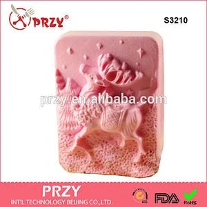 S3210 deer silicone mold for soap, christmas deer candles making mould , christmas deer soap mold