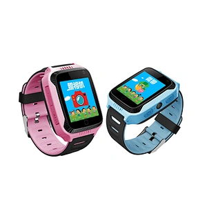 Children smart watch phone with camera GPS track kids wrist band watch