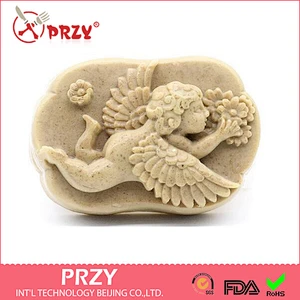 S4074 PRZY DIY handmade soap mold to fly Angel oblong silicone mold SOAP 125g SOAP gifts
