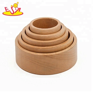 New arrival kids wooden stackable toys for education W13D204