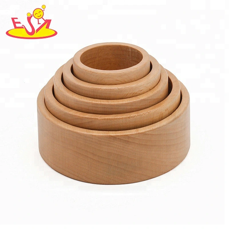 New arrival kids wooden stackable toys for education W13D204
