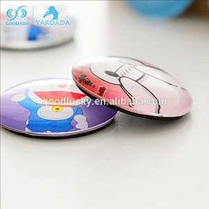 Wholesale Rectangle Custom Printed Design Pattern Crystal Glass Fridge Magnet