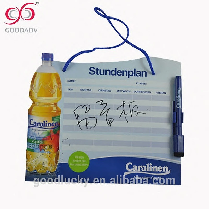 wholesale paper hanging cardboard dry erase drawing writing board with OEM logo
