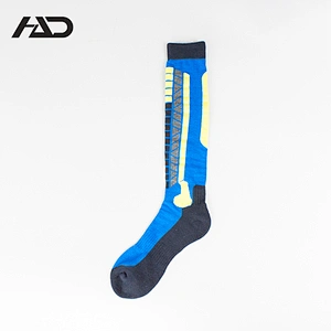 custom design half terry skiing sport socks