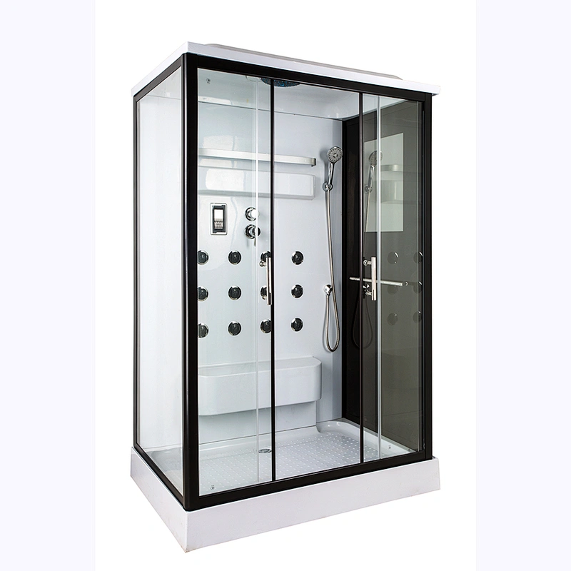 AJL-5806 Black Rectangle Style Cheap Wholesale Shower Bathroom