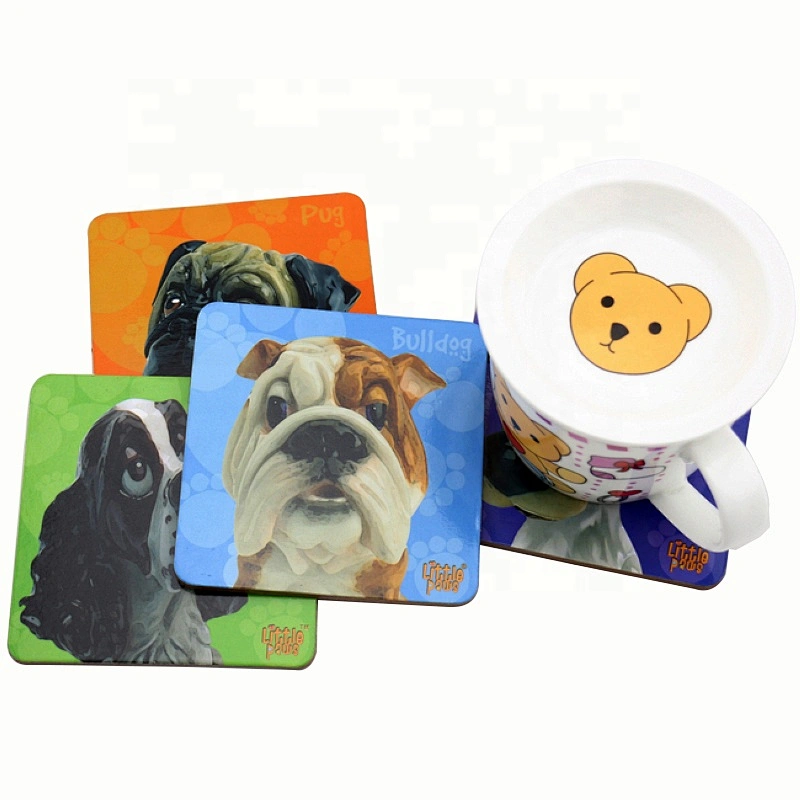 wood coaster/ table mats/cup mats,Custom logo Coasters coffee cup coasters