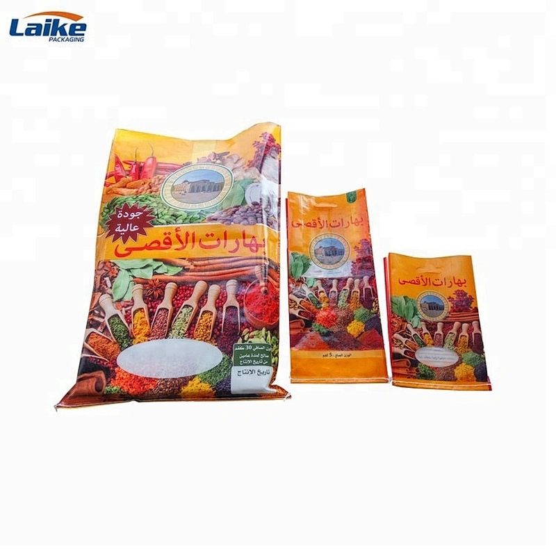 Bopp laminated pp woven packaging bag for spice,seasoning packaging bag for sale