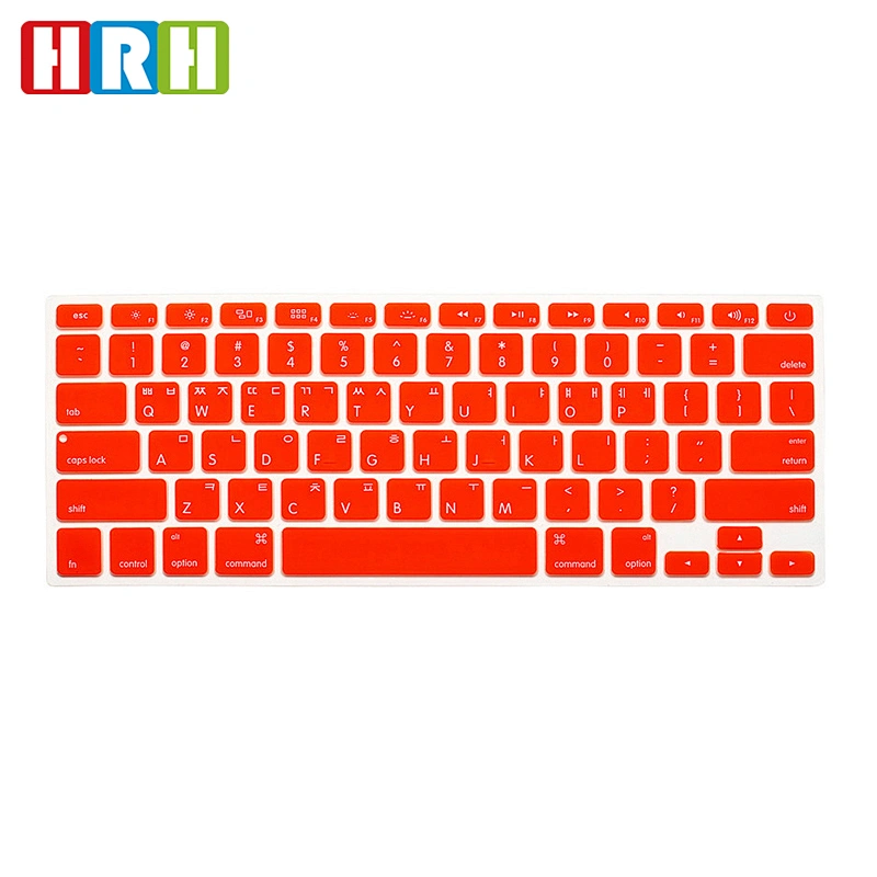 Silicone US Keyboard Protector Cover Skin korean keyboard skin for macbook new pro 13Pro Air Retina 13 15 17
