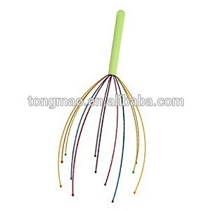 Cheaper Simple Hand Held Scalp Head Massager,OCTOPUS head massager