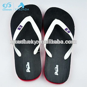 EVA outsole comfy wedge flip flops for ladies casual wedding flip flops
