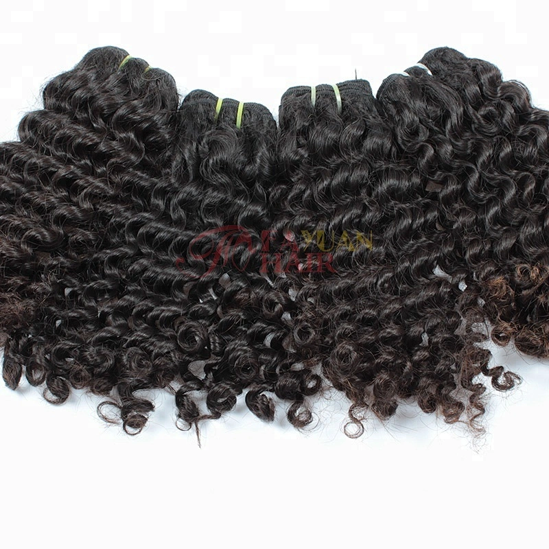 raw virgin human hair full culticles color #1b 20inch hair extensions Filipino Kinky Curly Raw Hair