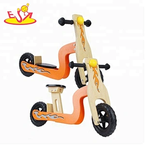 Wholesale kids wooden balance bike for early learning W16C056
