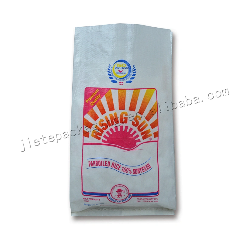 High quality wholesale customized reusable pp woven rice packaging bag